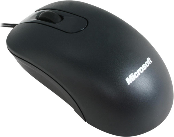 Microsoft JUD-00001 Black 3 Buttons 1 x Wheel USB Wired Optical Mouse - Side