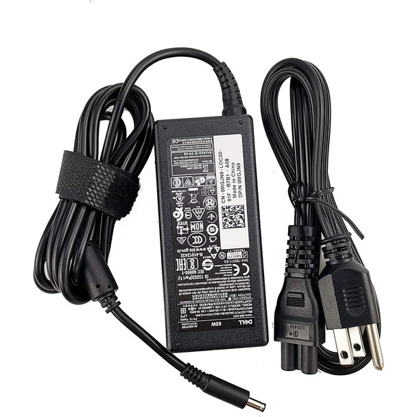 Dell 65W 19.5V 3.34A Small Tip AC Adapter - Front