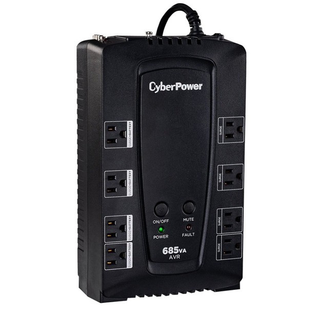 CyberPower AVR Series CP685AVRG - UPS - Side