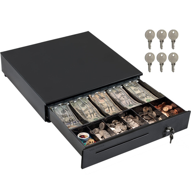 Volcora 500001-OC 16" Cash Register Drawer - Open