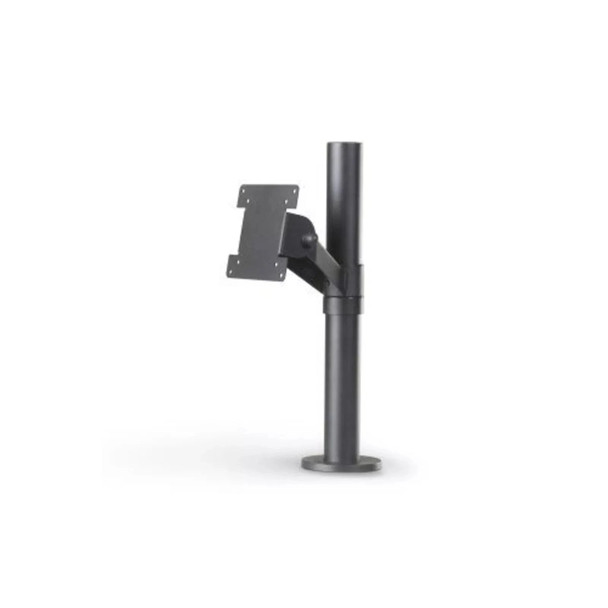 SpacePole SPV1101-FX-02 angled 75/100 VESA display mount with a 400mm pole against a white background.