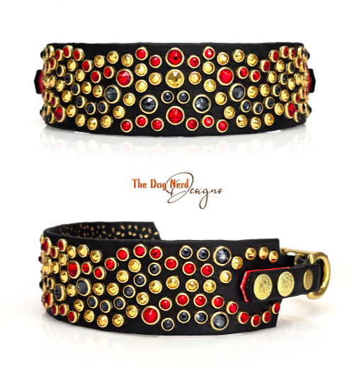 11-14” Red, Gold & Black Cascade on Black with Taper 11-14” Red, Gold & Black Cascade on Black with Taper