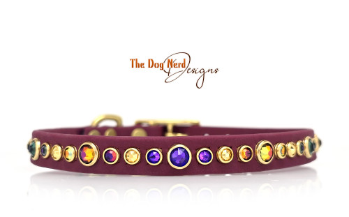 11.25-14.25" Purple & Gold Mini on Wine