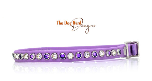 9-12” Purple & Crystal AB Pattern on Amethyst