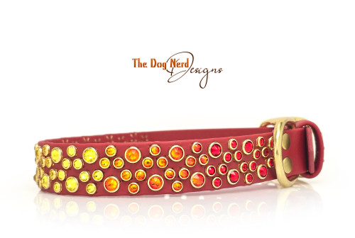 13-16” Fire Gradient Scatter on Crimson