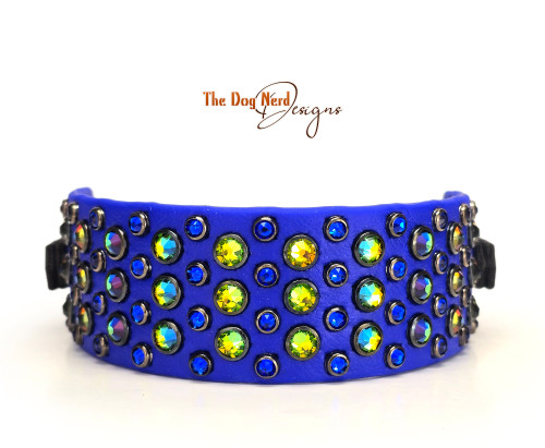 10-13" Colour-Changing Design on Blue with Black Taper