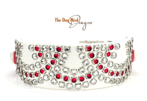 10-13” Red Rings on White with Taper