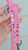 5' Magnolia Gradient Bling Leash on Pastel Pink 5' Magnolia Gradient Bling Leash on Pastel Pink
