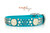 11-14” Teal & White Cabochon Design on Teal