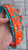 15.5-18.5” Orange & Teal Trope on Orange with Teal Border and Taper