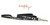 5' Black & White Bling Leash on Black