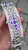 15.5-18.5” Lilac Cabochon Design on White with Taper