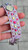 10.5-13.5” Red & White Cabochon Pattern on Lavender with Taper