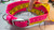 10.5-13.5” Pink Cabochon Design on Hot Pink with Border and Taper