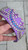9-12” Nebula & White Rings on Amethyst with Chain Martingale