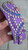 9-12” Nebula & White Rings on Amethyst with Chain Martingale