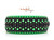 12.25-15.25" Electric Green Core on Black with Neon Green Border
