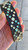 12-15” White & Blue Serpentine on Black