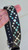 12-15” White & Blue Serpentine on Black