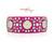 11-14” Wide Pink & White Cabochon Design on Magenta with Taper