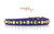 10.75-13.75” Green & Gold Mini on Purple
