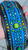 22.5-26” Blue & Green Cabochon Design on Sky Blue with Giant Border
