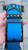 22.5-26” Blue & Green Cabochon Design on Sky Blue with Giant Border
