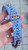 12.5-15.5” Brown & Blue Trope on Periwinkle with Red-Brown Taper