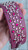 11.5-14.5" Wide Pink Design on Wine with Taper