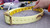 18-21" Pastel Rainbow Wave Pattern on Pastel Yellow