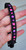 08-10" Breakaway Cat Collar - Pink & Purple Neon Crystals on Black