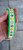 8-11" Yellow & Green Sparklee on White with Neon Green Border
