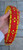 18.5-22" Red & Yellow Design on Red with Yellow Border