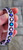 9-11" Breakaway Cat Collar -  Pink & Blue Colour-Changing Sparklee on Lavender