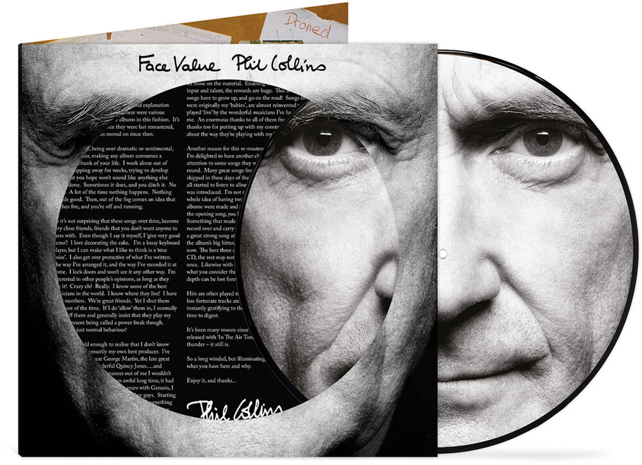 Phil Collins - Face Value - Picture Disc - LP - We Got the Beats