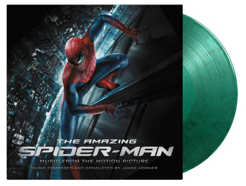 The Amazing Spider-Man: 10th Anniversary Soundtrack - Music on Vinyl 'At the Movies' Green & Black Marbled - 2xLP