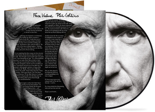 Phil Collins - Face Value - Picture Disc - LP