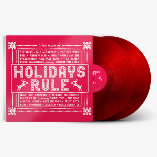 Holidays Rule (Compilation) - Translucent Red Vinyl - 2xLP