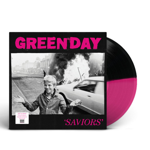 Green Day - Saviors - Indie Exclusive Pink/Black Vinyl - LP