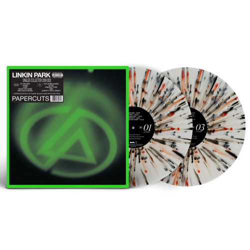 Linkin Park - Papercuts (Singles Collection 2000-2023) - Indie Exclusive Black & Red Splatter Vinyl - 2xLP