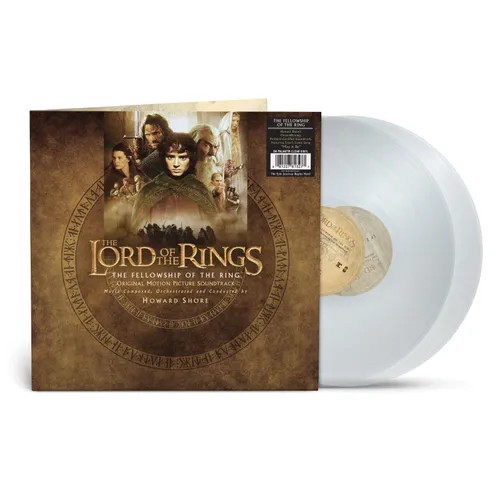 Lord of the Rings: Fellowship of the Ring (Original Motion Picture Soundtrack by Howard Shore) - Indie Exclusive Clear Vinyl - 2xLP Lord of the Rings: Fellowship of the Ring (Original Motion Picture Soundtrack by Howard Shore) - Indie Exclusive Clear Vinyl - 2xLP