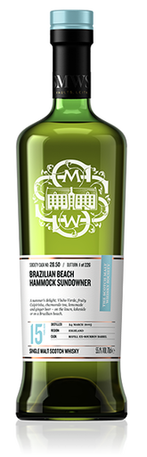 Brazilian beach hammock sundowner