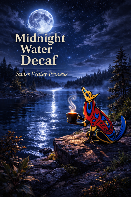 Midnight Water Decaf Notorious Coffee Full Water Process Whole Beans