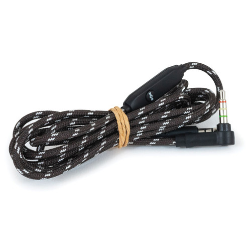 Positive Vibration Headphone 1 Button Cable - Black