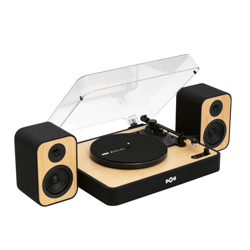 House of Marley Revolution Turntable and Speakers