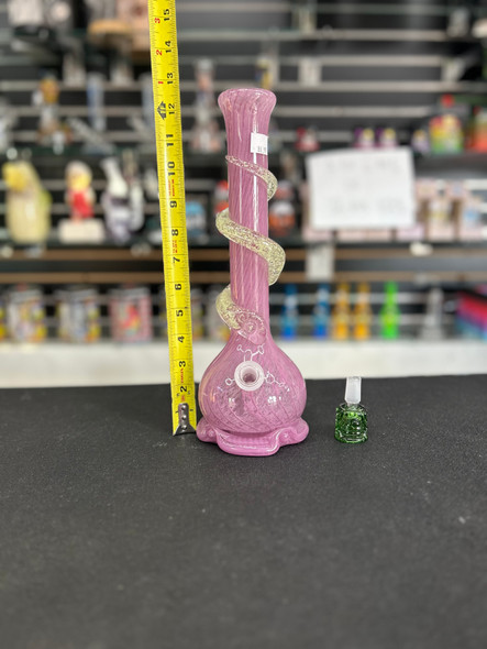 Spiral Softglass Bong (12.5 in)