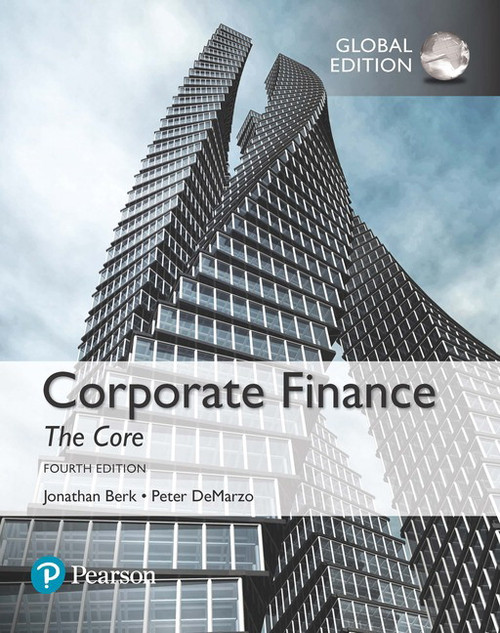 Corporate Finance: The Core, Global Edition -- Pearson eText (OLP) 5Yr Subscription ,4th edition::9781292478272