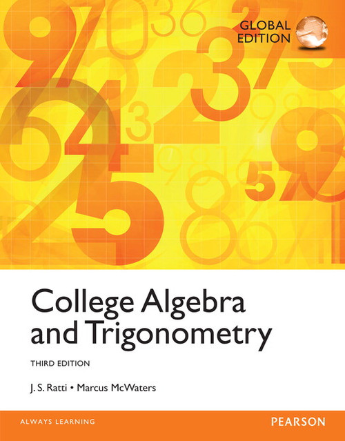 College Algebra and Trigonometry, Global Edition::P200000005278