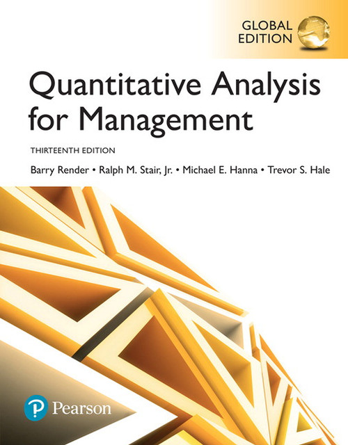 Quantitative Analysis for Management, Global Edition::P200000005295