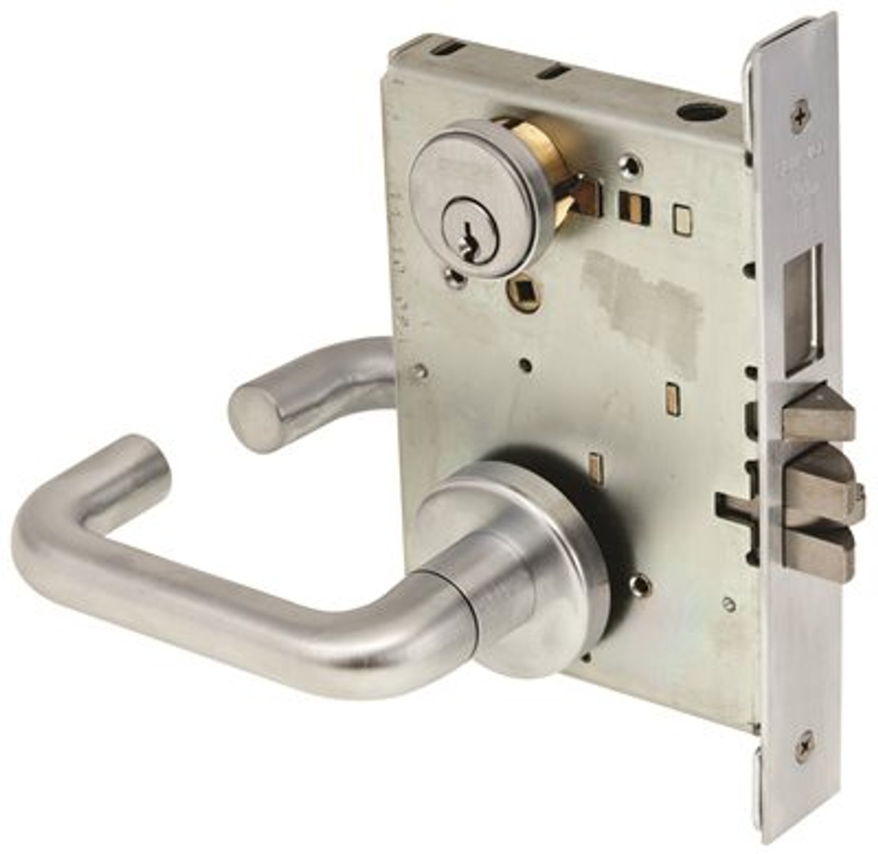 Schlage L9010 06A 626 Series L Grade 1 Mortise Lock, Passage